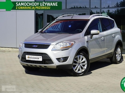 Ford Kuga I 2 komplety kół, 4x4, Półskóra, Grzane fotele, Czujniki, Alu, GWARANC