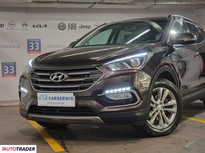 Hyundai Santa Fe 2.0 diesel 184 KM 2016r. (Warszawa)