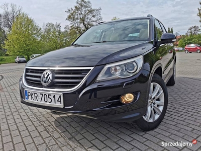 Vw Tiguan 4x4 benzyna xenon skóra nawigacja kamery cofania serwisowany