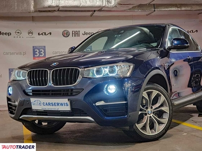 BMW X4 2.0 benzyna 245 KM 2017r. (Warszawa)