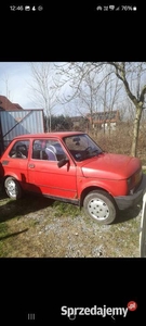 Fiat 126p czerwony