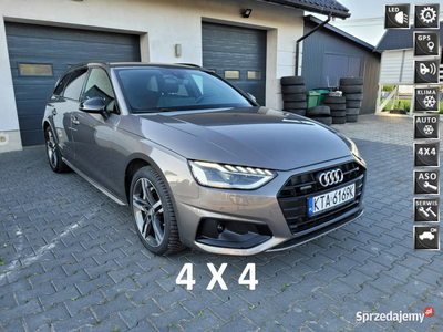 Audi A4 2.0 190 koni*4x4 quattro*s-line*100% oryginał*bezwypadkowe! B9 (20…