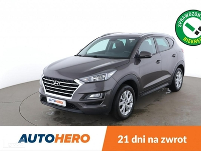 Hyundai Tucson III grzane fotele, kamera cofania, hak, navi, zestaw głośnomówiący