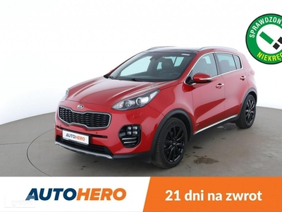 Kia Sportage IV 4x4, automat, 177KM, skóra, navi, bi-xenon, kamera i czujniki parkow