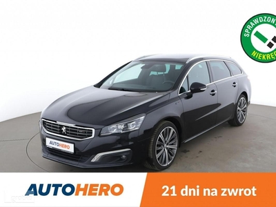 Peugeot 508 I Pełna książka serwisowa, światła LED, automat, 180KM