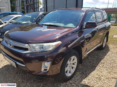 Toyota Highlander 3.5 benzyna 273 KM 2011r. (białystok)