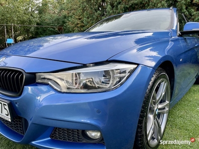 BMW F31 M Pakiet Shadow Line Estoril Blue