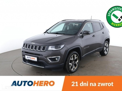 Jeep Compass II 4x4, automat, full LED, skóra, navi, klima auto, kamera i czujniki p