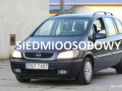 Opel Zafira 2000r. 1,8 Benzyna + Gaz 7 FOTELI klimatyzacja ELEKTRYKA Hak Ł…