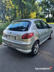 Peugeot 206, 1.4 HDI, 2007, srebrny