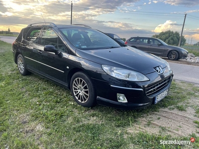 Peugeot 407 2.0hdi panorama 6biegów czarny