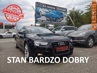 Audi A5 III 2.0 TFSI 230 KM, S-Line, Quattro, Panorama, Skóra, Kamera, Bluetooth