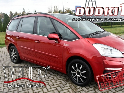 Citroen C4 Grand Picasso I 1,6HDI DUDKI11 Exclusive,Ledy,Pół-skóry,Tempomat,Automat,kredyt.GWAR