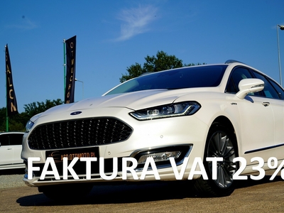 Ford Mondeo VIII VIGNALE ful led KAMERA nawi SKÓRA grzane fotele el.klapa BIAŁA PERŁA