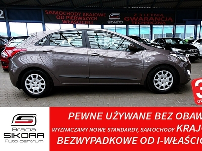 Hyundai i30 II 3 Lata GWARANCJA 1WŁ Kraj Bezwypad 1.4i 16V Led+Esp 6-biegów