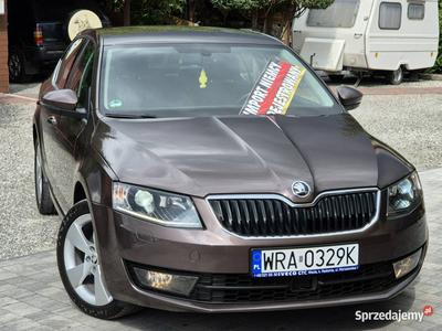 Škoda Octavia 1.4B 150KM, Tylko 124tyś km, Full Ledy, Półskóra, Piękna, Z …