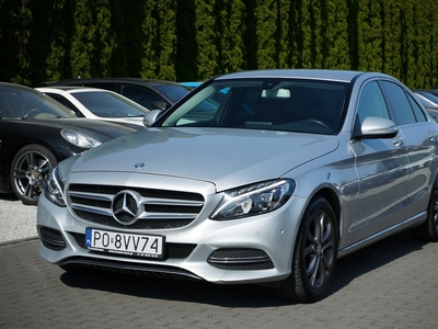 Mercedes-Benz Klasa C W205 C180 Bluetec AVANTGARDE Półskóry LED PDC Tempomat