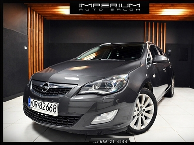 Opel Astra J 1.4 Turbo 140km COSMO Klima Skóra ZAREJESTROWANY Serwis