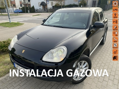 Porsche Cayenne I 4,5 LPG 340KM, bi ksenony,skóry,nawigacja,prawie nowa instalacja LPG