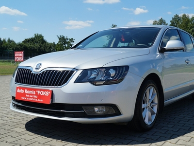 Skoda Superb II Salon PL I wszy Wł. ambition 1,6 105 km zadbany ksenon navi 6 biegów