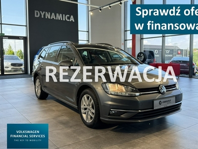 Volkswagen Golf VII Variant Highline 2.0TDI 150KM M6 2018 r., salon PL, I wł., f-a VAT