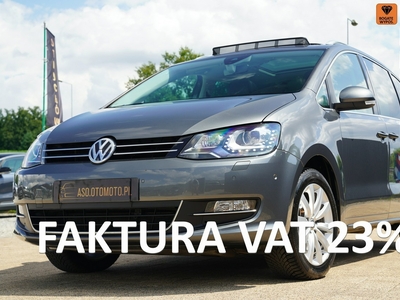 Volkswagen Sharan II HIGHLINE panorama BI-XENONY nawi SAM PARKUJE el.drzwi ACC 7 osob BLI