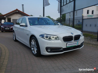 BMW 535 BMW F11 535d 313km 2016 bezwypadkowy dobrze wyposażony Luxury F10 …