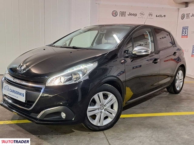 Peugeot 208 1.2 benzyna 82 KM 2016r. (Warszawa)