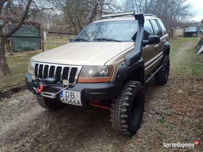 Jeep Gran Cherokee wj 4.0b +gaz off road, 8 cali podniesiony