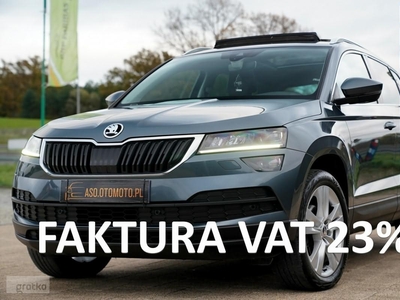 Skoda Karoq PANORAMA skóra NAWI kamera ACC LINE ASSIST szyberdach EL.KLAPA max o