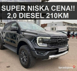 Ford Ranger Raptor Nowy Raptor 2,0 diesel 210KM Roleta elektr. Super Niska…