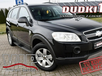 Chevrolet Captiva I 2,4b DUDKI11 Serwis-Full,Orurowany.7Foteli,Skóry,Temp.Podg.Fot.Parkt