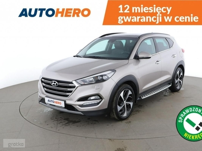 Hyundai Tucson III skóra/automat/panorama/navi/grzane+wentylowane fotele/PDC-kamera/blt