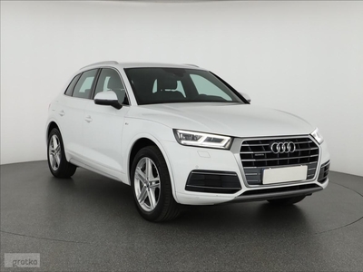 Audi Q5 III , Serwis ASO, 187 KM, Automat, Skóra, Navi, Klimatronic,