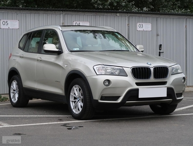 BMW X3 I (F25) , Serwis ASO, 181 KM, Automat, Skóra, Klimatronic, Tempomat,