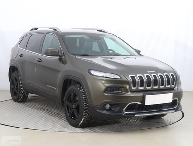 Jeep Cherokee V [KL] , Salon Polska, Serwis ASO, 167 KM, Automat, Skóra, Navi,