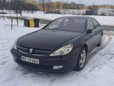 Peugeot 607 2.2HDI 133km, 2003, Full Opcja, Białe Skóry, Now