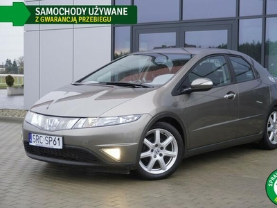 Honda Civic Climatronic, Grzane fotele, Tempomat, Alu, Alkantara, Bezwypadkowa