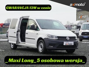 Volkswagen Caddy Long Maxi 5 Osobowy Klima Webasto