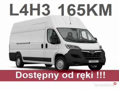 Opel Movano L4H3 165KM Tempomat Drzwi 270st Kamera Dostęp...