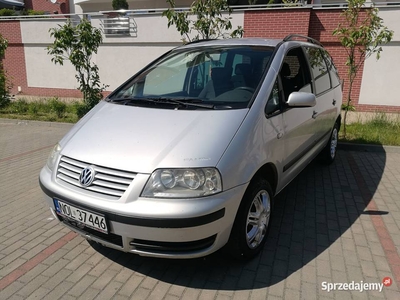 7 osobowy VW SHARAN lift poj 1.9tdi. skrz Manual 6 biegów. Ważne OPŁATY