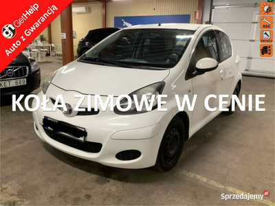 Toyota Aygo Benzyna/Niski przebieg/Klimatyzacja/8 airbag/2 kpl. kół/Podg. …