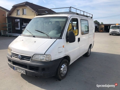 Fiat Ducato 2,D 2003 r, blaszak / przeszklony, bagażnik dachowy