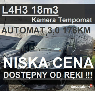 Iveco Daily 35S18 H 18m3 Brygada L4H3 7-os. Kamera 176KM Od ręki Niska Cen…