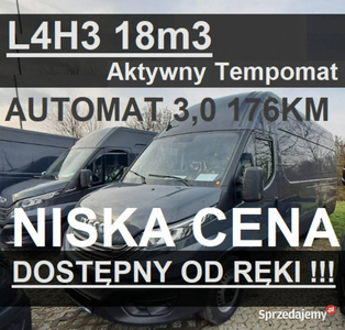 Iveco Daily 35S18 H 18m3 L4H3 Furgon Automat Kamera 176KM Od ręki Niska Ce…