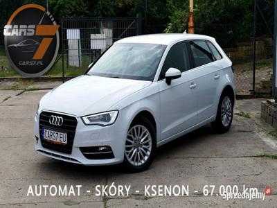 Audi A3 automat, ksenon, skórzana tapicerka, przebieg 63000…