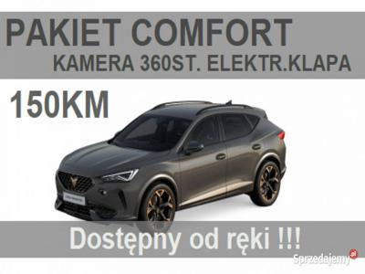 Cupra Formentor 150KM Elektryczna klapa Kamera 360 Dostępny…