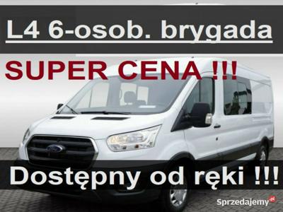 Ford Transit L4H2 130KM 6-osob. Brygadowy DCIV Dostępny od …