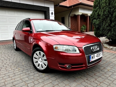 Audi A4 III (B7) Bardzo zadbany-Gwarancja przebiegu-Skórzana tapicerka