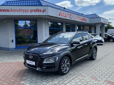 Hyundai Kona Hybrid, Kamera,Pół skóry,Head UP,Navi, Gwarancja